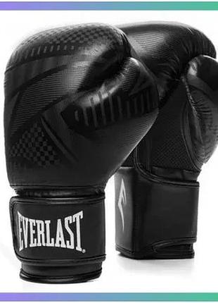 Боксерские перчатки everlast spark training gloves черные 10 унций для тренировок и фитнеса sku_p00002405