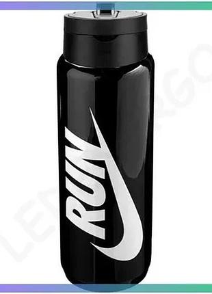 Пляшка nike tr renew recharge straw bottle 24 oz черная 709 мл для воды спортивная бутылка для трениро sku_n.100.7643.044.24