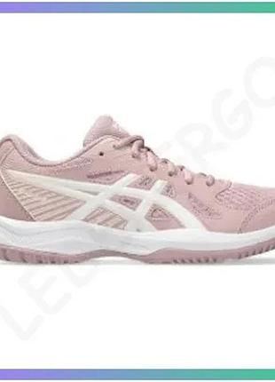 Кросівки для сквошу жіночі asics upcourt 6 morganite/white 42 легке взуття для гри на корті sku_1072a107-703