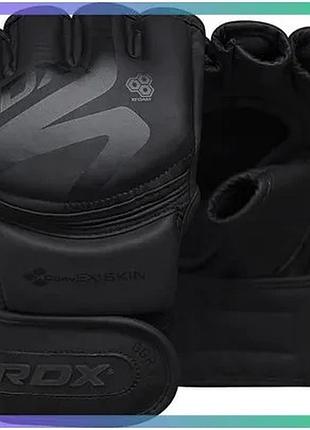 Тренувальні рукавиці rdx grappling gloves f15 чорні l для боксу унісекс рукавички для боротьби sku_ggr-f15mb