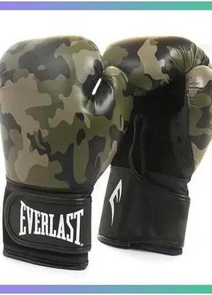 Боксерские перчатки everlast spark training glove черные коричневые 10 унций для бокса унисекс sku_p00002413