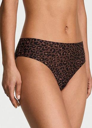 Еластичні трусики-бікіні body by victoria flex mid-rise bikini panty леопардові оригінал victoria's secret