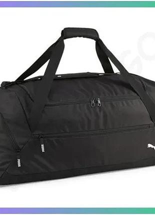 Спортивная сумка puma teamgoal teambag 72l черная для тренировок и матчей 77x33x32 см sku_090234-01