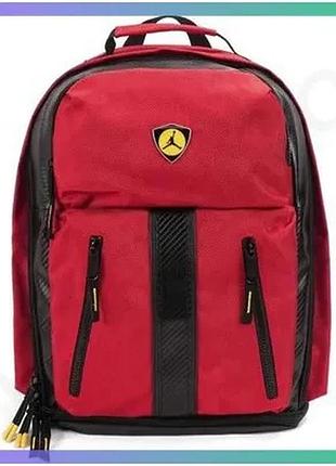 Рюкзак nike jdn moto backpack красный черный для детей 48х32х23см спортивный рюкзак sku_9a0618-u10
