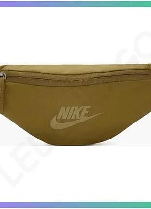Сумка на пояс nike heritage s waistpack 1l гірчичный унисекс для повседневного использования 28x8x13 с sku_db0488-716