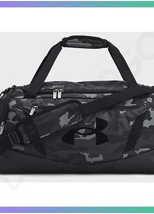 Спортивна сумка under armour undeniable 5.0 duffle sm 40l чорна для тренувань унісекс 55х25,5х27 см sku_1369222-007