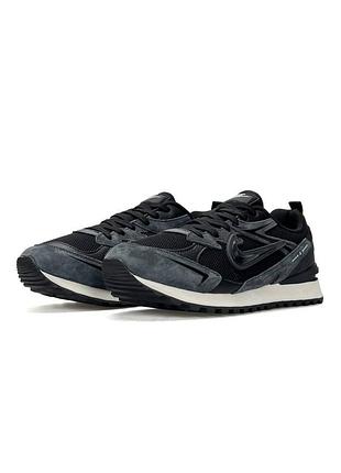 Nike waffle s dark grey black