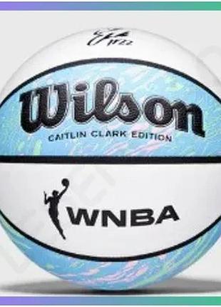 Баскетбольний м'яч wilson cc x wnba oasis 6 для жінок композитна шкіра білий 6 розмір sku_wz2026401xb6