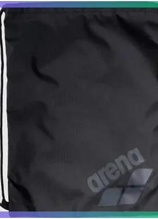 Сумка arena one go swimbag 10l чорна для плавання 46x34 см водовідштовхувальна спортивна сумка sku_010239-100