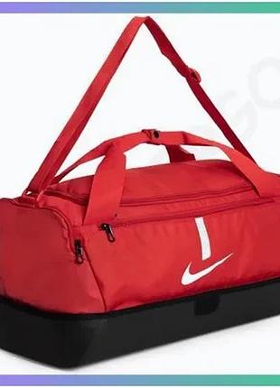 Сумка nike academy team duff m червоний 60л для спорту унісекс 64х30х30 см спортивна сумка sku_cu8090-657