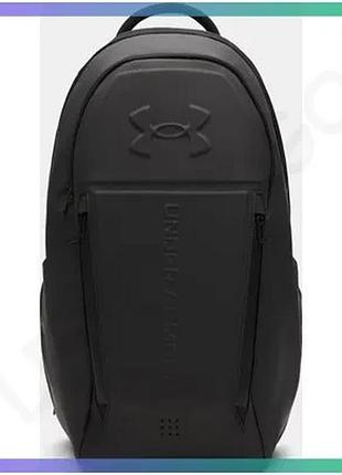 Рюкзак under armour hustle elite bp 28l чорний унісекс спортивний рюкзак для спорту та відпочинку sku_6005747-001