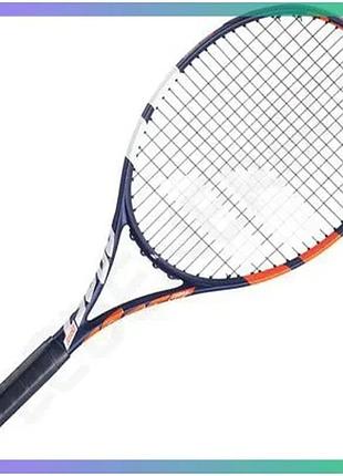 Ракетка babolat boost drive gr2 легка тенісна ракетка для початківців синя 260 г 680 см2 16×19 sku_121263-100