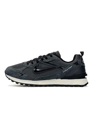 Nike waffle s grey black 6