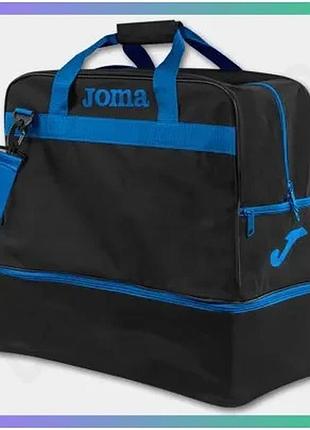 Спортивна сумка joma training iii чорно-синя для футболу 48х49х29 см унісекс 100% поліестер sku_400007.107