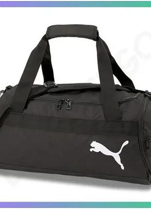 Спортивная сумка puma teamgoal 23 teambag 24l черная для обуви и экипировки 46x23x24 см sku_076857-03