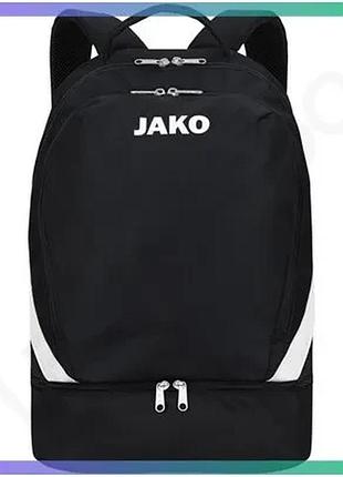 Рюкзак jako iconic 32l чорний білий універсальний 45х34х23 см для спорту та активного відпочинку sku_1814-800