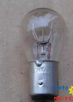 Лампа стопа 12v 18/5ws цокольна suzuki lets/zz sport
