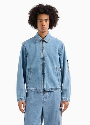 Мужская джинсовая куртка armani exchange