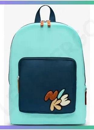 Рюкзак nike y nk classic bkpk bubble 16l бирюзовый темно-синий для детей 38x28x13 см sku_fz7254-300