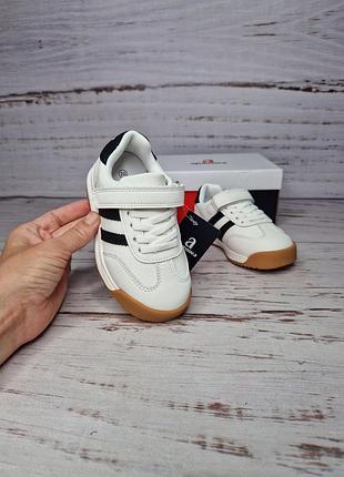 Р.26-31 кроссовки унисекс apawwa артикул abc1672p white