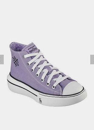 Жіночі високі кеди skechers snoop one