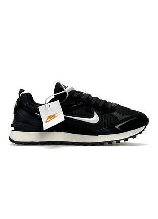 Nike waffle s black white 7