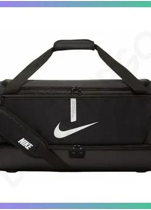 Спортивная сумка nike academy team hardcase 59l черная для хранения вещей 64x31x30 см из полиэстера sku_cu8087-010