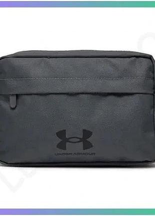 Сумка на пояс under armour loudon lite wb xbody 2l сірий чоловіча водовідштовхувальна спортивна сумка sku_1381914-025