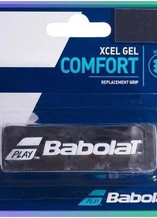 Ручка babolat xcel gel x1 чорна для тенісу унісекс з поліуретану та нейлону для максимального комфорту sku_670058-105