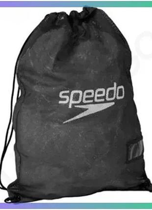 Сумка speedo equip mesh bag xu 35l чорна для жінок мішок для плавального екіпірування 49 х 68 см sku_8-074070001