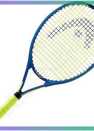 Юніорська тенісна ракетка head speed jr.25 синя для дітей легка конструкція маневреність і контроль м' sku_230344