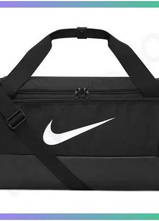 Спортивная сумка nike brasilia duffel 9.5 черная 41l для тренировок и активного отдыха sku_dm3976-010