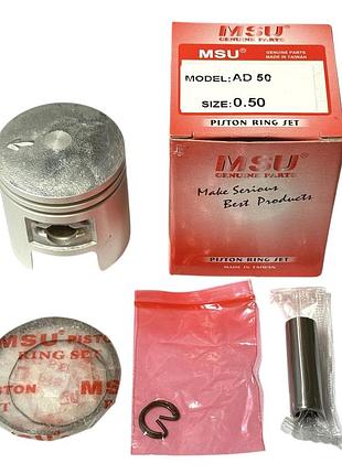 Поршень 0.50 suzuki ad50 49cc msu