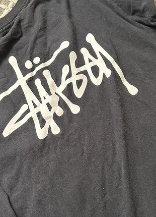 Лонгслів stüssy basic logo black 3