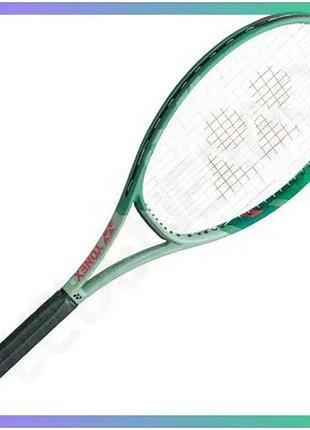 Ракетка для тенісу yonex percept game 100 sq.in 270g оливкова зелена для початкового та середнього рів sku_01pegolg