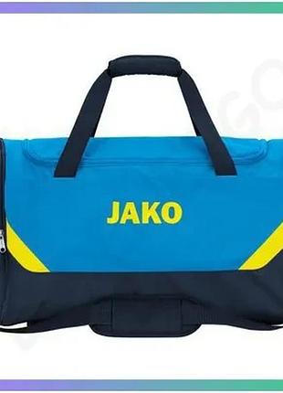 Спортивная сумка jako iconic 43l синяя 55x27x29 см для тренировок и путешествий унисекс sku_1924-444