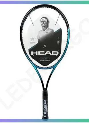 Ракетка head gravity tour 2025 gr3 черная синяя теннисная графитовая для мужчин и женщин sku_231115