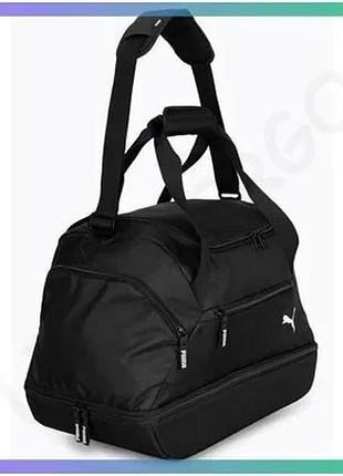 Сумка puma teamgoal teambag 37l черная для спорта и путешествий 46х33х25 см с отделением для обуви sku_090235-01
