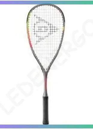 Ракетка для сквошу dunlop sr blaze tour nh унісекс композитна легка для гри у сквош вага 175г sku_10327815