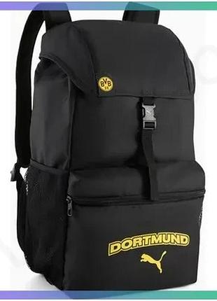 Рюкзак puma bvb culture чорний 24l спортивний рюкзак для футболістів унісекс 46x27x19 см sku_092449-01
