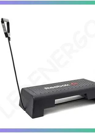 Степ-платформа reebok mini step черная 65 x 32 x 15 см для фитнеса и аэробики sku_rap-10150bk