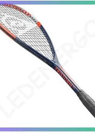 Ракетка для сквошу dunlop tristorm pro nh синя композитна для дорослих унісекс для гри у сквош sku_10351964