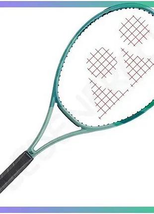 Ракетка для тенісу yonex percept 100d 305 г зелена для гравців середнього рівня тенісна ракетка sku_01pe100dolg