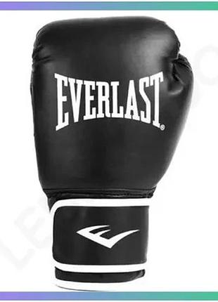 Боксерські рукавиці everlast core 2 training glove чорні l/xl для тренувань і фітнесу унісекс sku_p00002328