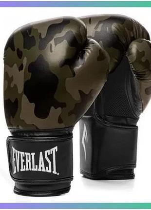 Боксерские перчатки everlast spark training gloves камуфляж 12 унций для тренировок унитекс sku_p00002414