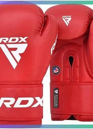 Боксерські рукавиці rdx as2 червоні 10 унцій для аматорських змагань унісекс захист рук sku_bgr-as2r