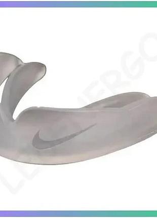 Капа nike custom fit strapless mg сірий унісекс для захисту від ударів спортивний стиль sku_n.100.0921.095.os