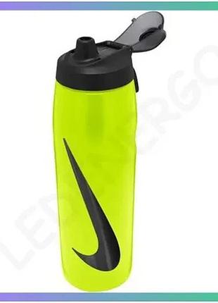 Пляшка nike refuel bottle locking lid 32 oz лимонний чорний унісекс 946 мл для спорту та активного від sku_n.100.7670.705.32