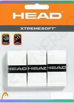 Обмотка head xtremesoft grip overwrap белая для теннисной ракетки 3 шт синтетический материал sku_285-104 white