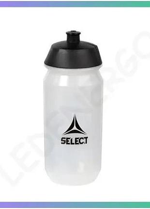 Пляшка для воды select water bottle v21 белая 500мл из биопластика для спорта и активного отдыха sku_752300-000 0,5